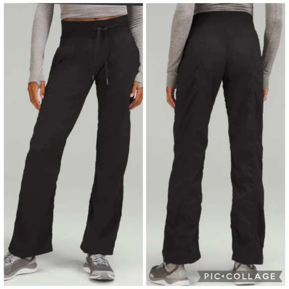 Lululemon Dance Studio Mid-Rise Full Length Pant Black Size 2 - Picture 1 of 5